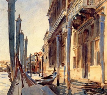 古典的なヴェネツィア Painting - 大運河ボート ジョン シンガー サージェント ヴェネツィア